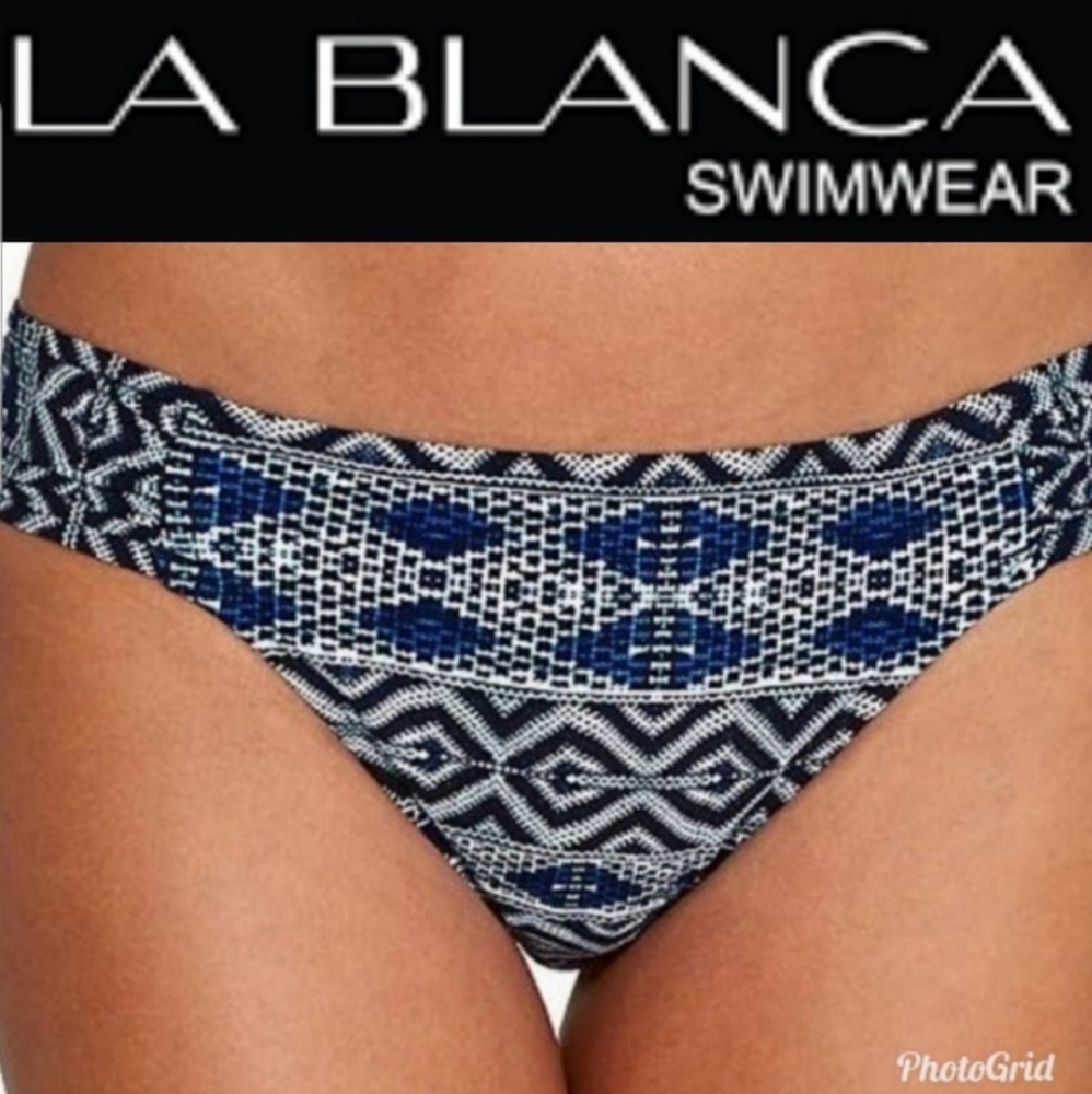 NEW La Blanca Designer Jeans Hipster Bikini Bottom